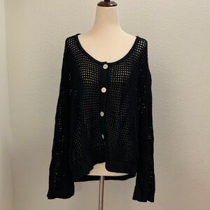 Black Knit Women's Sweater